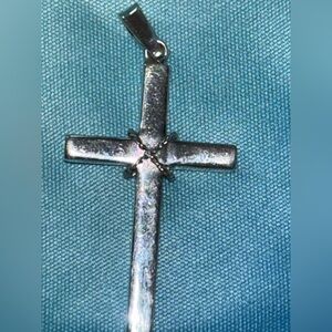 Elegant Silver Cross Pendant 925 Silver